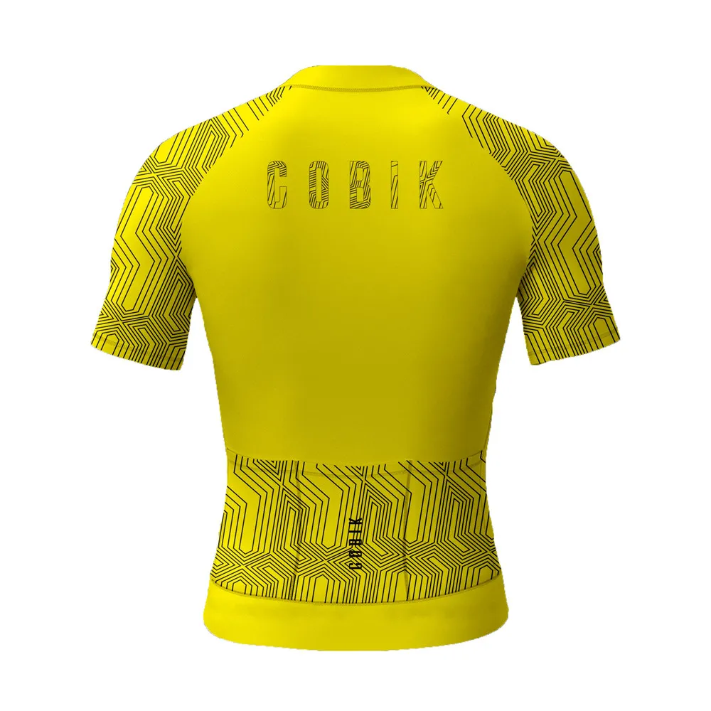 Cobik Short Sleeve Cycling Jersey for Men Classic Bicycle Tops Summer Shirt Cyclist Maillot Cycle Bike Wear Outdoor Uniform 2024