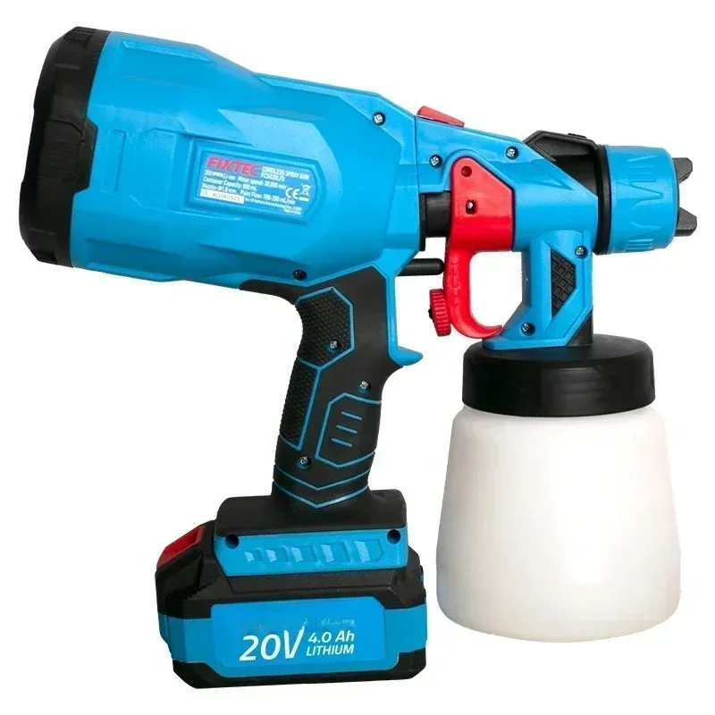 Airless Paint Sprayer 20V Li-ion Battery Electric Portable Cordless Power Paint Spray Gun