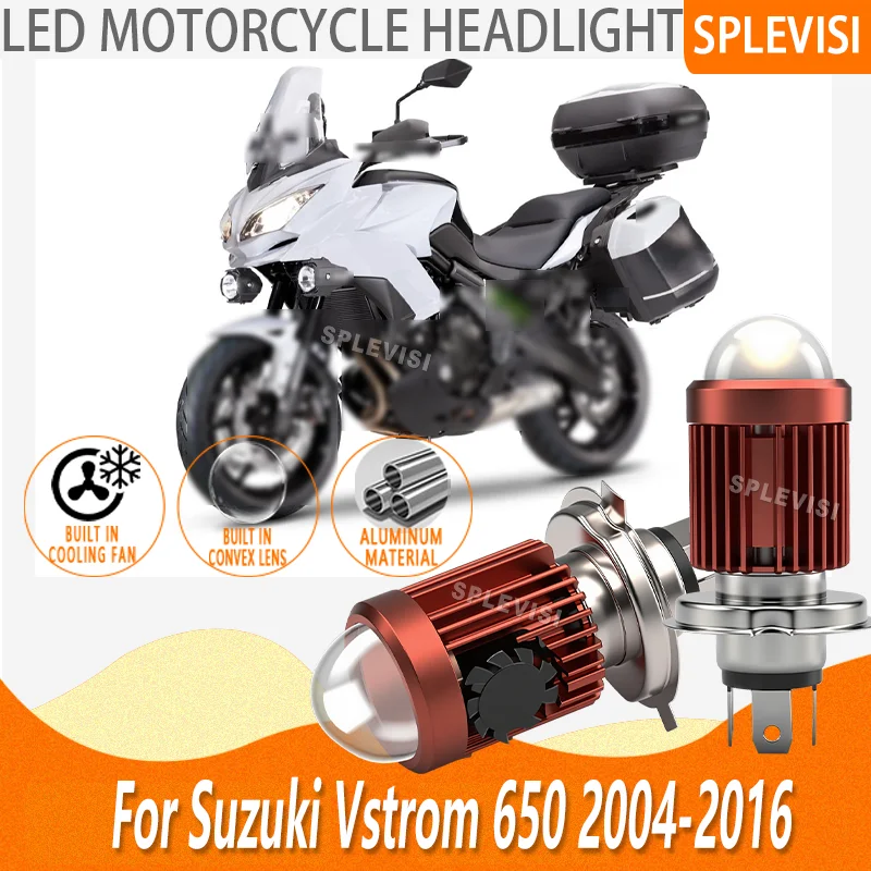 

H4/9003 LED Bike Headlight - Strong, Durable, Reliable For Suzuki Vstrom 650 2004 2005 2006 2007 2008 2009 2010 2011 2012-2016