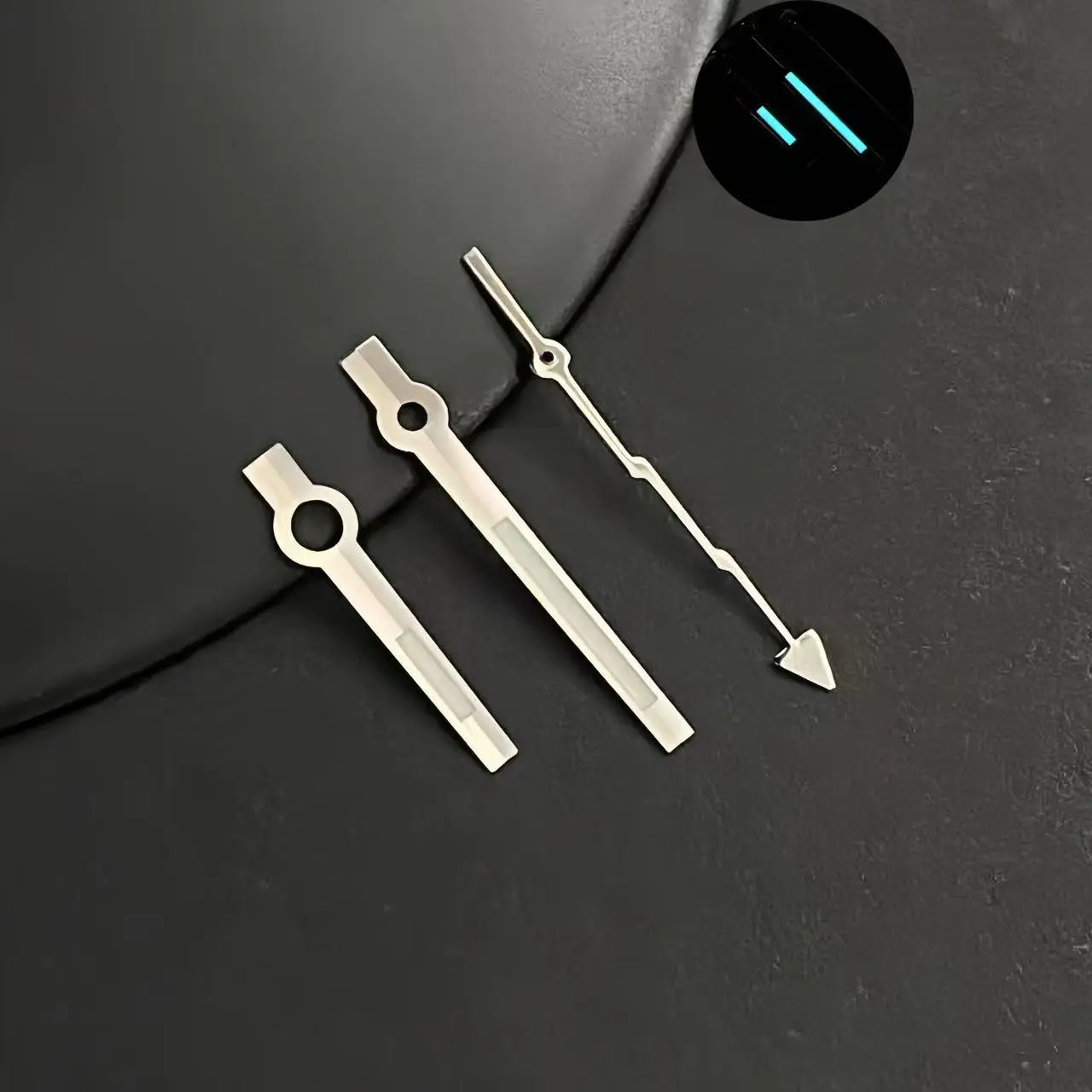 NH35 watch hands Lightning second hand series with blue luminescent for NH35/NH36/4R movement, watch replacement part