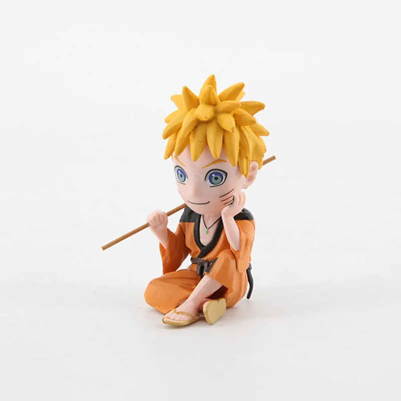 8 Pcs/Lot New Arrival NARUTO 5-10cm Mini Kawaii Cute Figure Hyuga Hinata Orochimaru Jiraiya Tsunade Kakashi Figurine