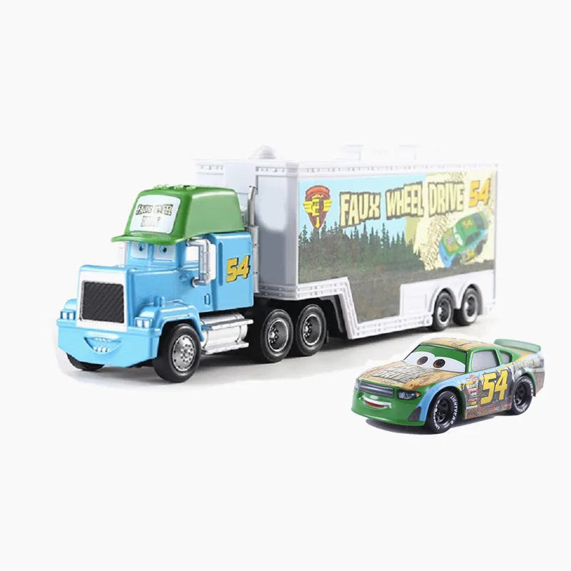 Disney Pixar Auto 2 3 Metalen spuitgieten autospeelgoed #   95 McQueen Truck King Jackson Storm Sally Kerstverjaardagscadeau voor kinderen