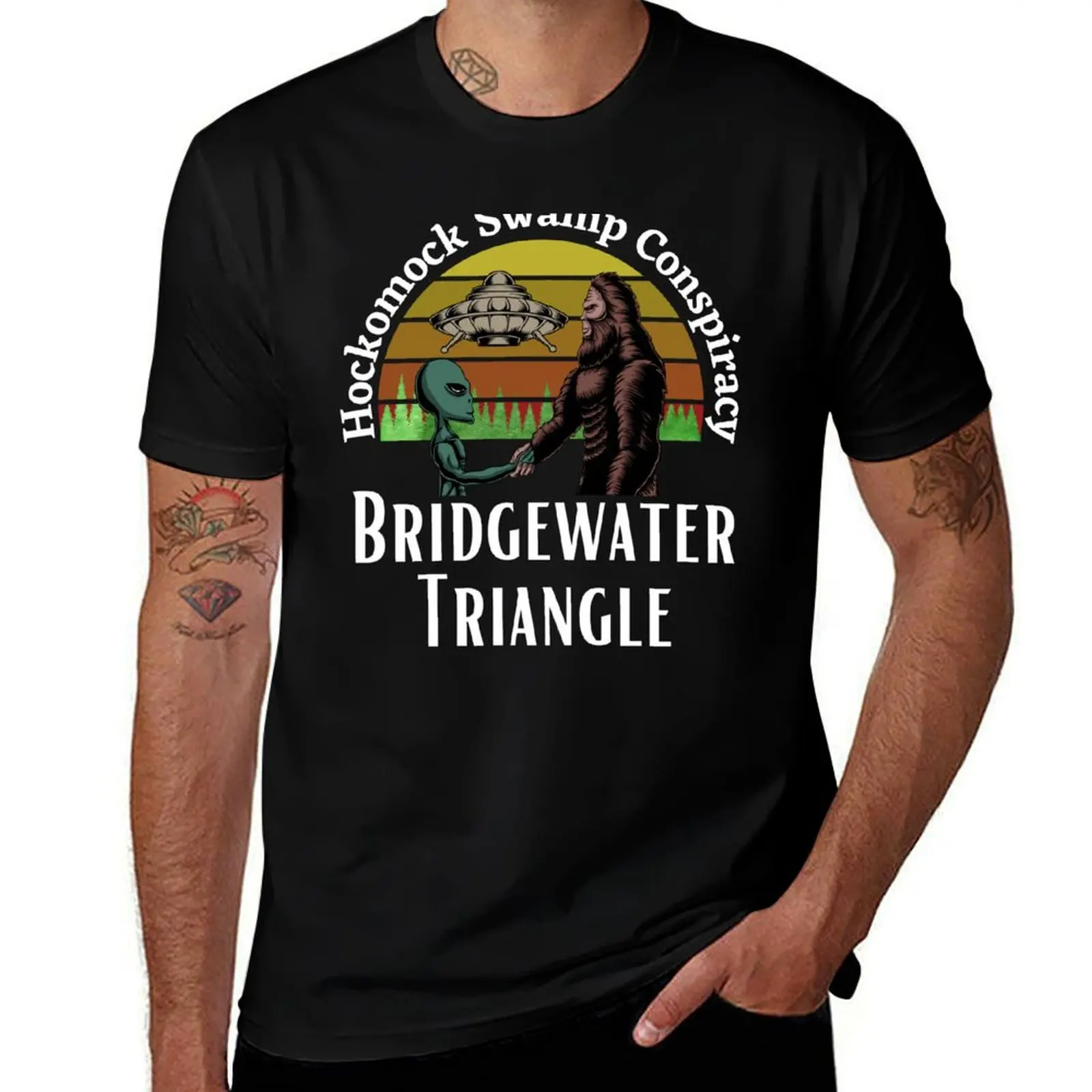 

Bridgewater Triangle Conspiracy T-Shirt t shirt for man anime t shirts for man t shirt man designer T-Shirt