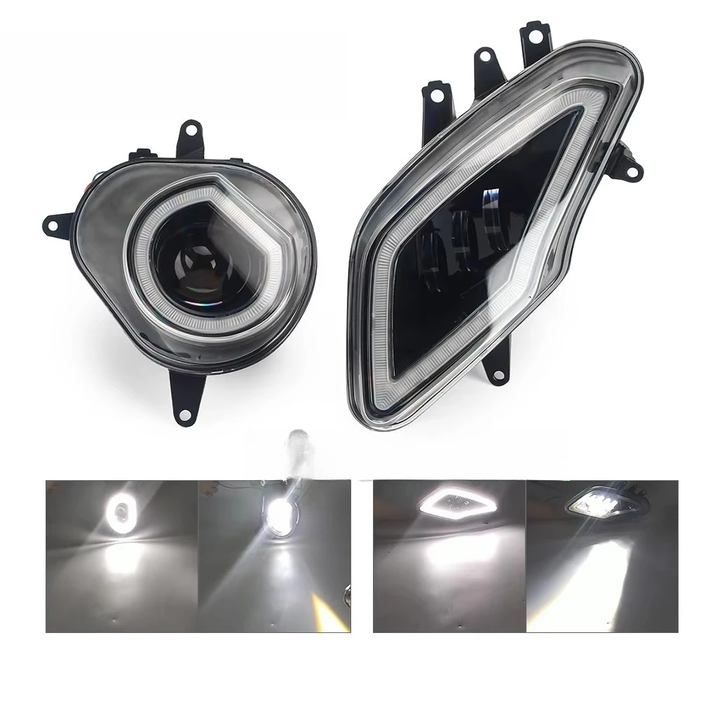 المصباح الأمامي Hi Lo Beams LED مجموعة مصابيح الرأس لـ BMer S1000RR S1000 S 1000RR S 1000 RR 2009-2014 #2