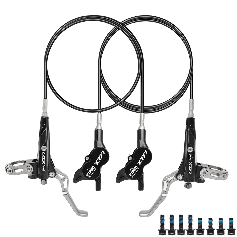 

TTPRO XTA Hydraulic Disc Brake Set MTB Bicycle Carving Four Pistons Oil Brake 800/1450MM Bike Parts