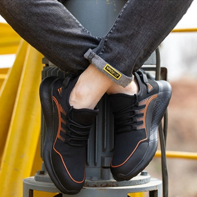 

2026 New Style Men Women Work Shoes Steel Toe Cap Safety Boots European Standard Anti-smash Anti-puncture Men Shoes Safety Shoes