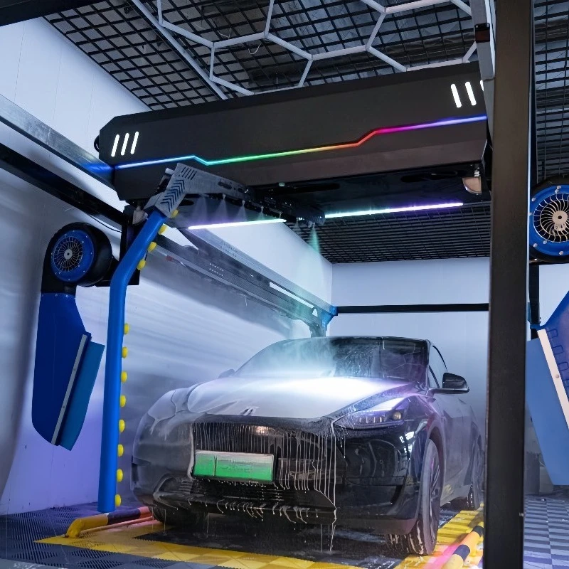 CE ISO Certified  Touchless Car Wash Automatic System 24 Hour Unattended Self for Office Area Parking Lot