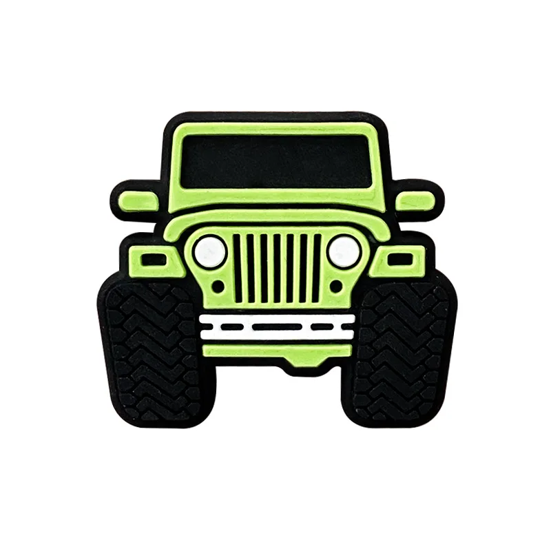 10 قطعة سيارة سيليكون الخرز البؤري BPA الحرة الغذاء الصف سيليكون الطفل ألعاب التسنين DIY بها بنفسك مصاصة سلسلة الخرز مجوهرات اكسسوارات #3