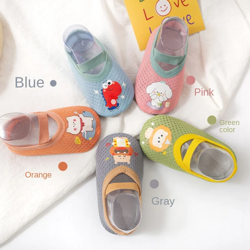 Baby Toddler Shoes First Walkers Non-slip Thickening Shoes Sock Floor Shoes Foot Socks Animal Style for For Babies Flat Shoes