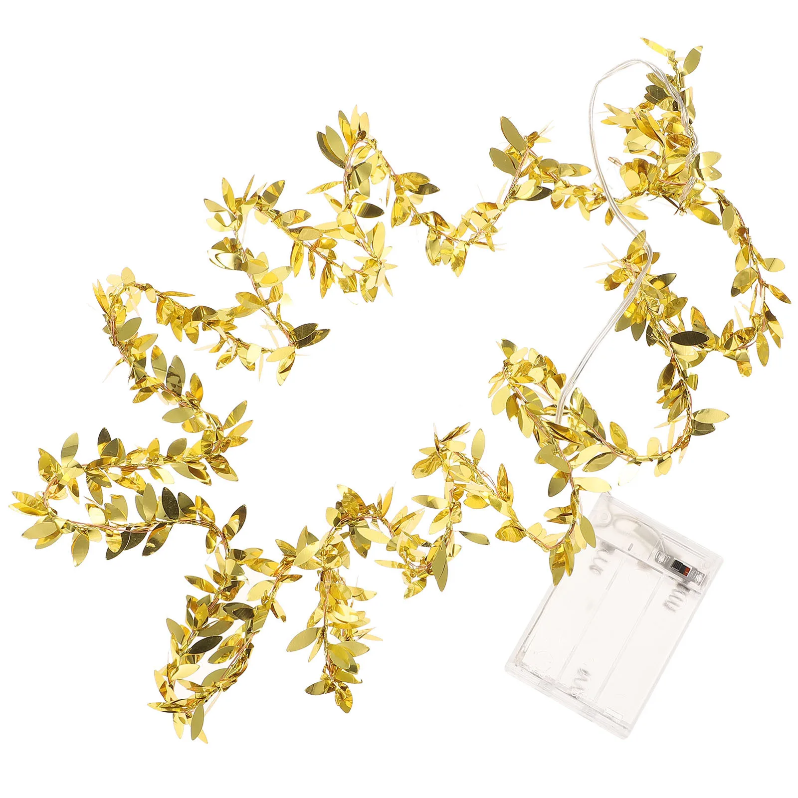 2 متر 20 LED الذهبي بهرج مصباح ورقة سلسلة أضواء لغرفة النوم الكرمة ديكور داخلي حفلة جارلاند جدار نافذة الباب معلقة