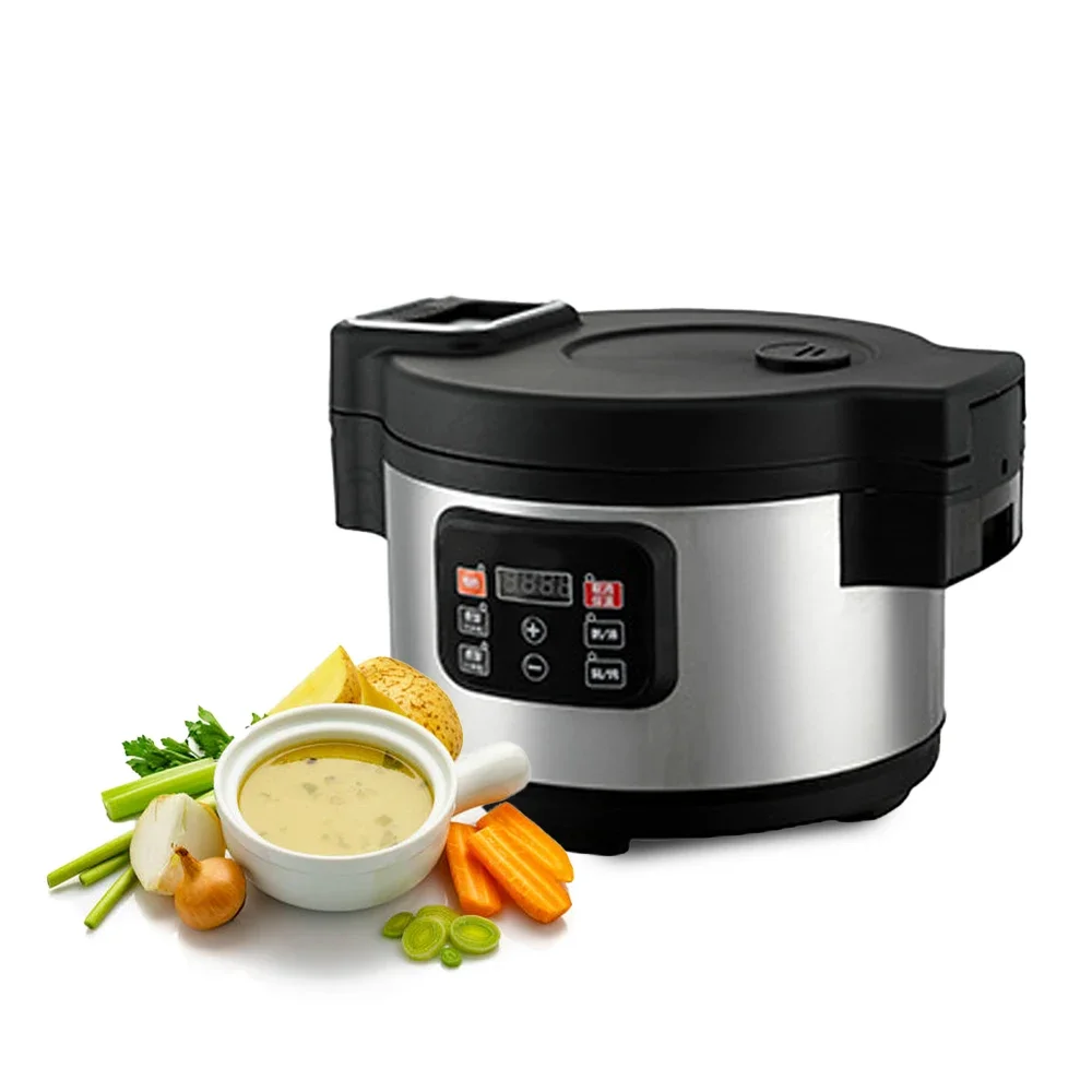 

110V 220V Factory Customized Multi Functional 13L Commercial Rice Cooker 3Kg Capacity Stainless Steel Rice Cooking Machine