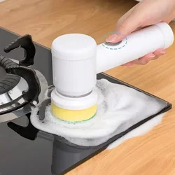 Electric Cordless Kitchen Cleaning Brush 360 Degree Rotating Brush Kitchen Handheld Bathtub Brush Scrubber Toilet Cleaning Tool