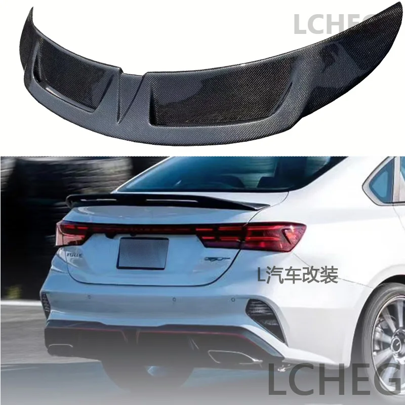 

Задняя крышка багажника, спойлер с утиным хвостом, крылья для Kia K3 Cerato Forte Sport GT 2019-2023, аксессуары для тюнинга из углеродного волокна