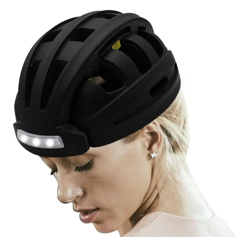 

Bike Helmets For Men Foldable Bike Helmets With Headlight For Men Women Bike Skate Scooter Longboard & Incline Skating