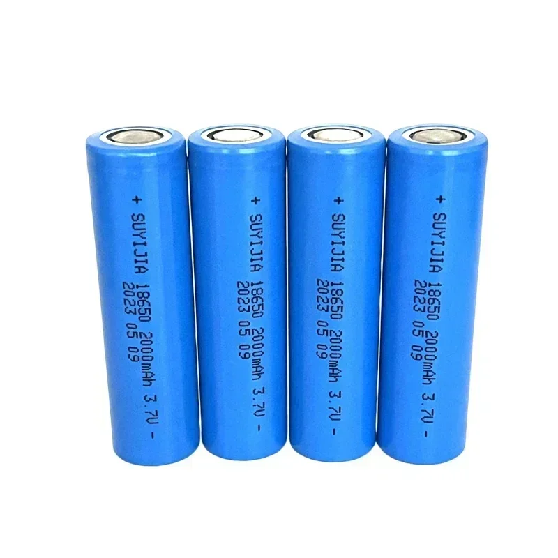 18650 3.7V 2000mAh 배터리 ICR18650 손전등 보조베터리 교체 배터리에 적합한 충전식 리튬 이온 배터리