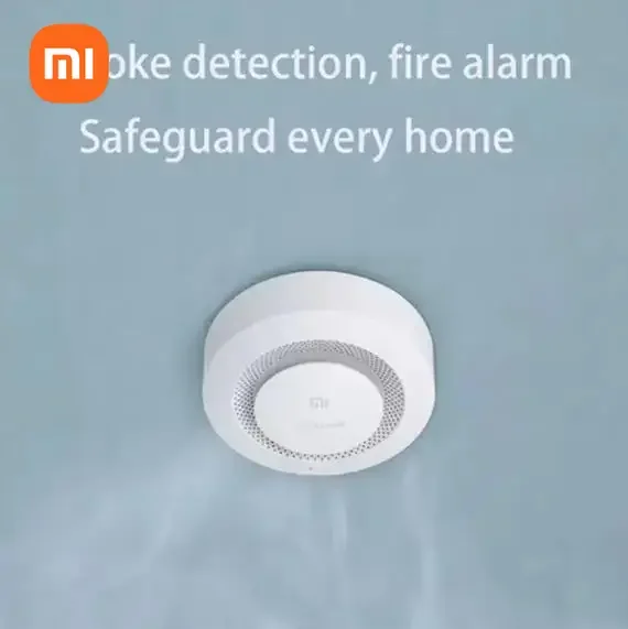 Xiaomi Mijia Detektor dymu Czujnik Honeywell, ochroniarz, inteligentny dom, alarm wizualny, z siatką Bluetooth mi home