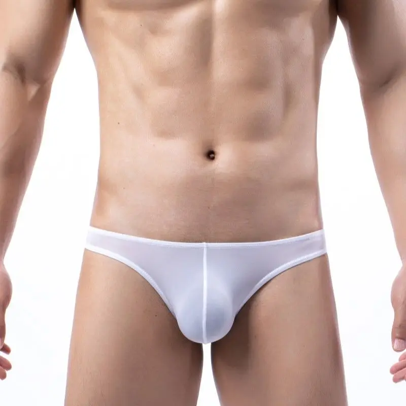 

Мужские трусы с низкой талией Fitn из ледяного шелка, дышащие брюки Sl e, прозрачное нижнее белье большого размера с подтяжкой ягодиц