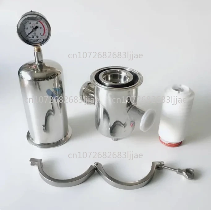 Finished stainless steel steam filter Titanium rod filter Compressed air sterilization filter 0.22