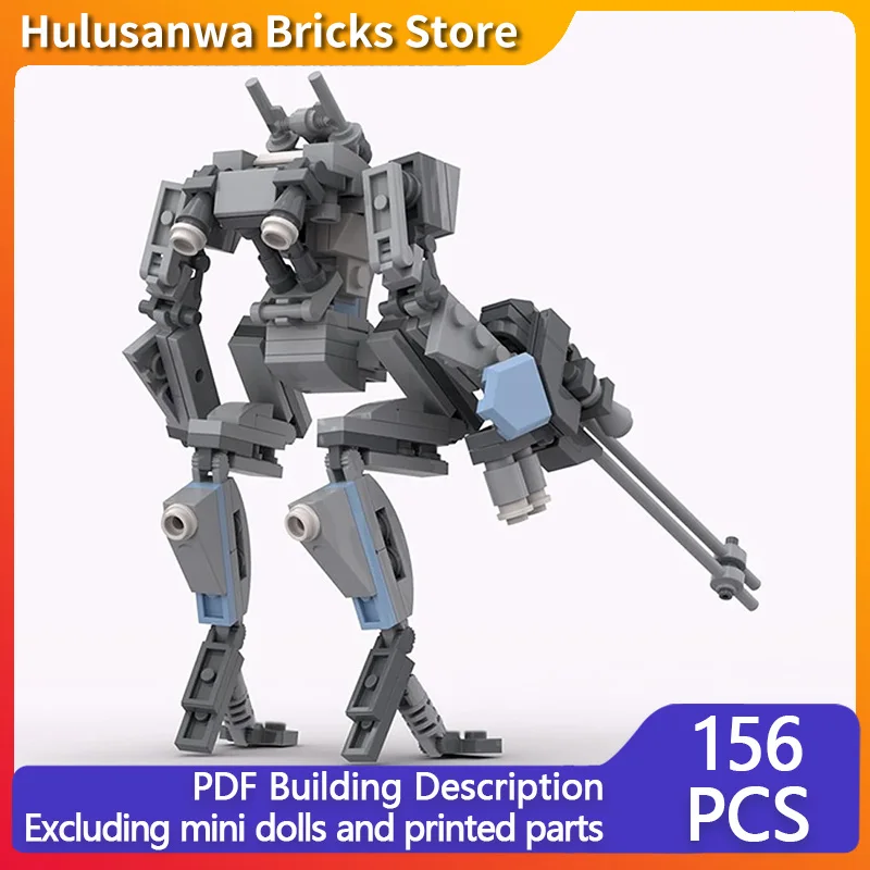 

Popular Game Model MOC Building Bricks Heavy Combat Mecha Modular Technology Assemble Children Toys Suit Gifts Holiday