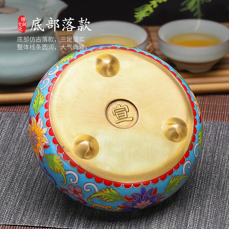 純銅製の花瓶トレイ,家庭用,コーヒーテーブル,オフィス用,新しい中国風,パーソナライズされたトレンド装飾