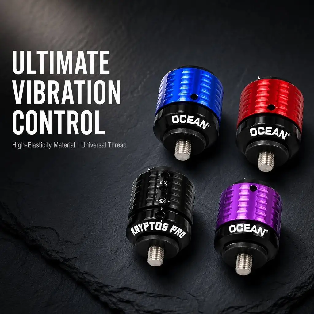 Archery Bow Damper Ball Shock Absorber, Vibration Reducer Riser Dampener for Compound Recurve Bow Hunting Shooting, Multi-Color,