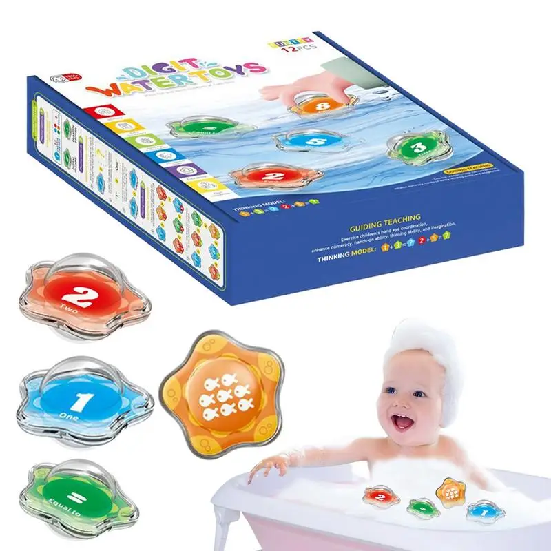 Toddler Water Toys Funny Alphabet Learning Toys Bathtub Alphabet Letters Set Interactive Swimming Bath Toys Toddler Pool Toys