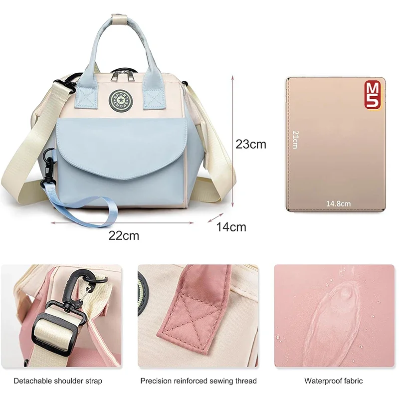 Maternity Bag for Baby Mommy Bag with Detachable Front Pocket and - Perfect for Storing Diapers and Things for Babies Diaper Bag