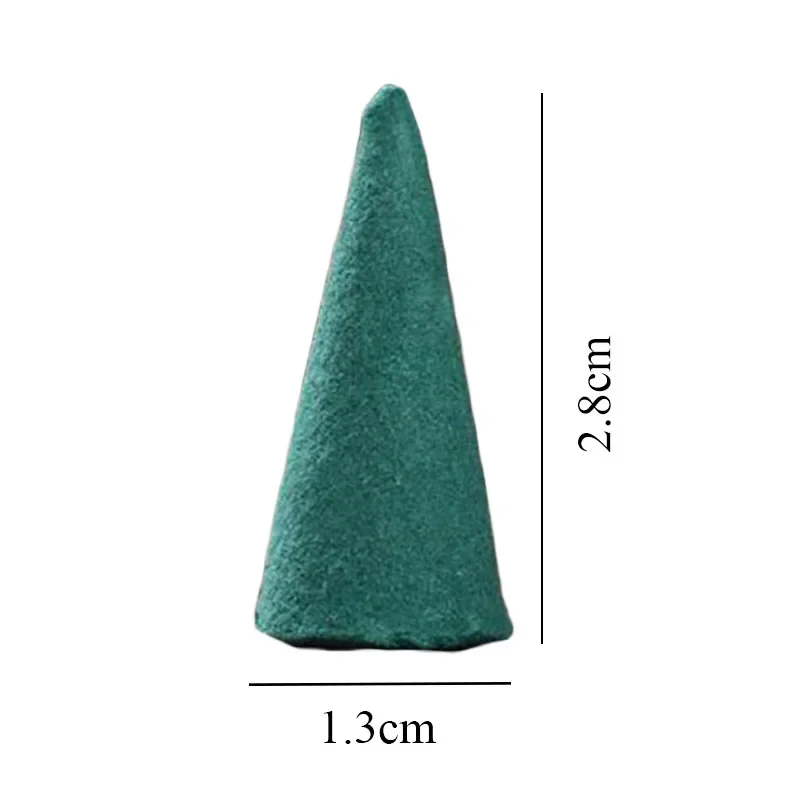 YXYMCF 100pcs Mixed Natural Incense Cones Sandalwood Jasmine Lavender Osmanthus Meditation Tower Incense Bullet Aromatherapy