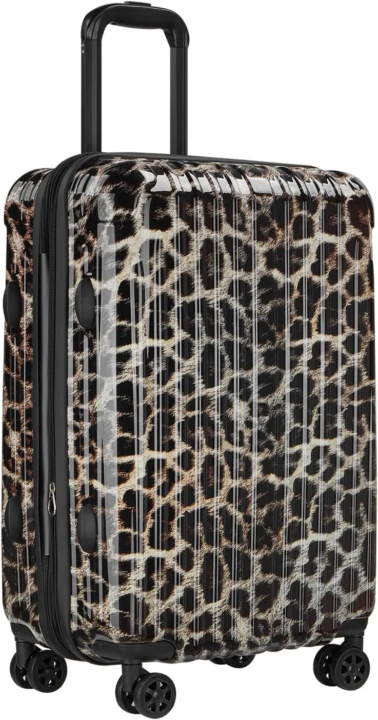 

24 Inch Lightweight Hardside Suitcase with TSA Lock and Spinner Wheels, Checked Luggage for Travel