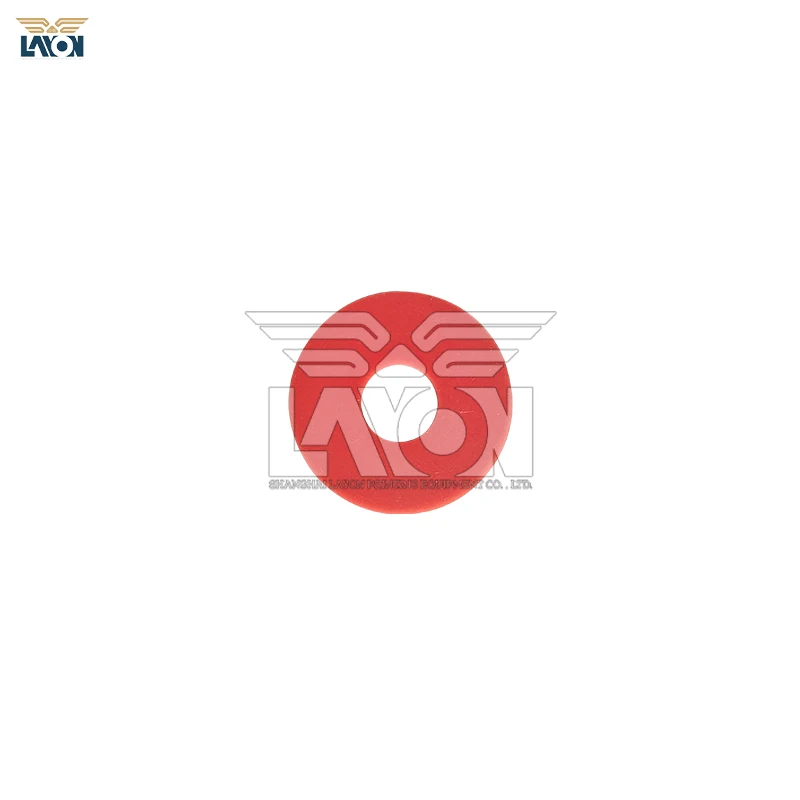 LAYON 100pcs Rubber Sucker Disc 38x13mm for HD Printing Machine -Red 0.8mm /1mm Thick Spare Parts 66.028.406