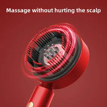 プロフェッショナルヘアサロン頭皮マッサージコーム定温ヘアケアエッセンシャルオイル添加剤経絡ヘッドマッサージコーム 10 best sales 経絡トリマー - №10