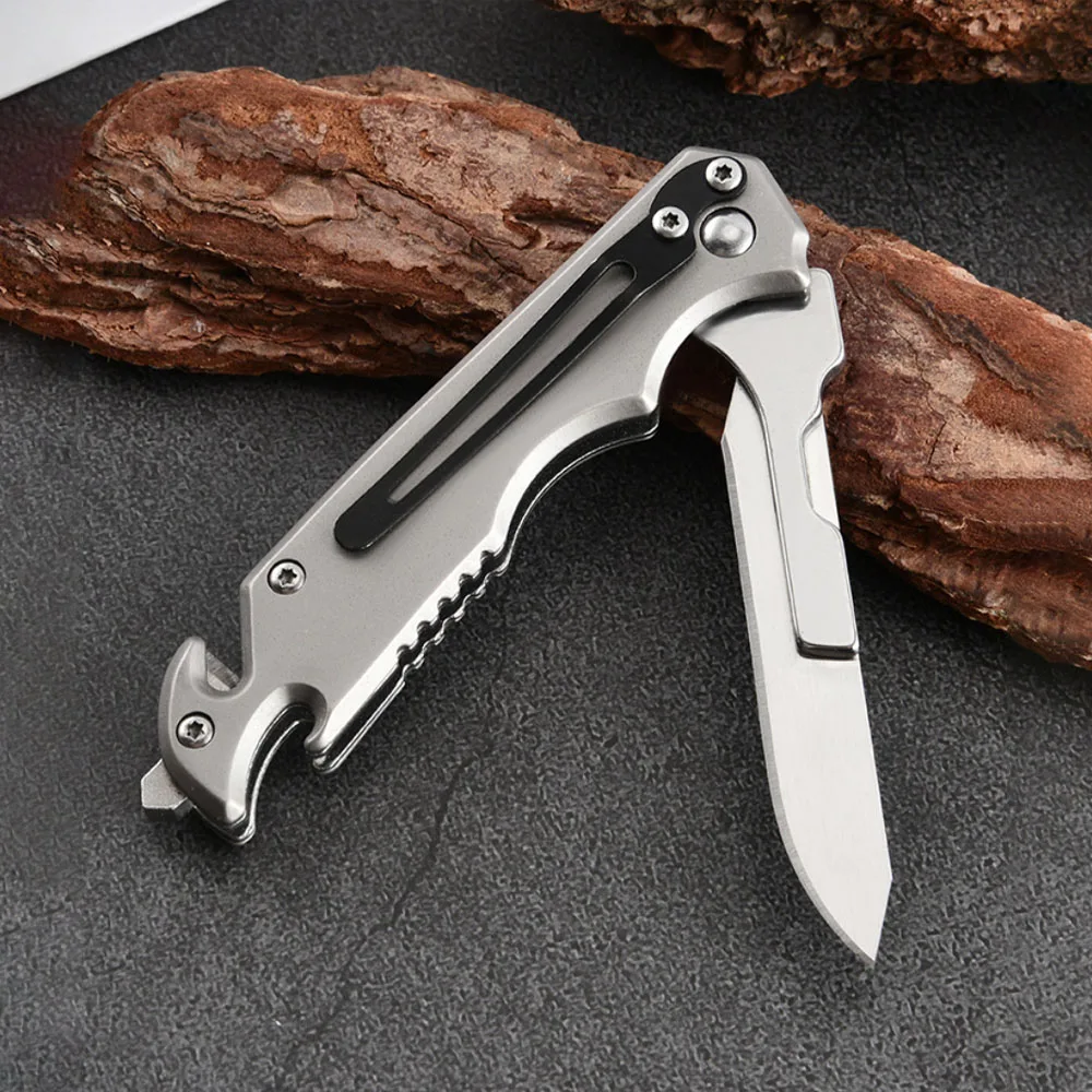 

EDC Многофункциональный художественный портативный быстросъемный лезвие Алюминиевый хирургический нож Сверхлегкая экспресс-упаковка No. 24 лезвия