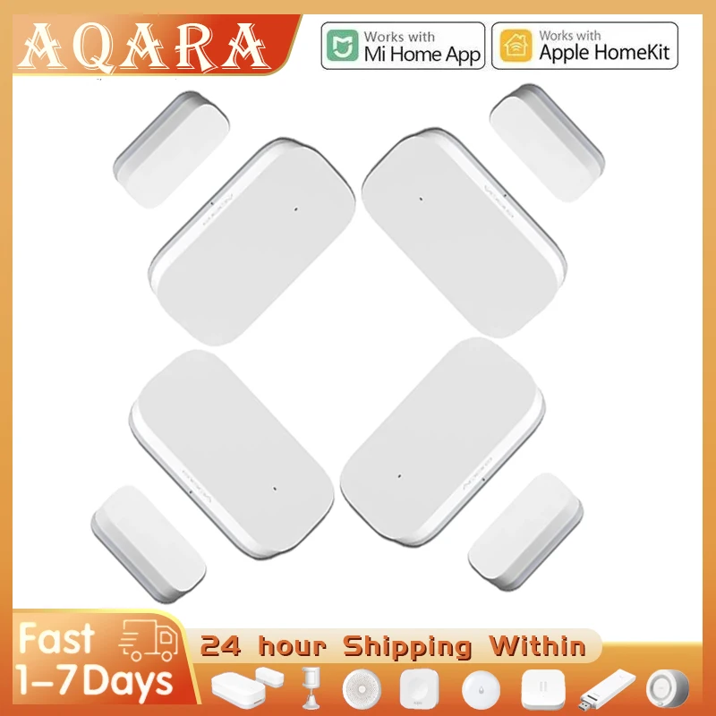 

Aqara Zigbee Door Window Sensor Wireless Connection Smart Home Door Open Close Detectors Remote Alarm Work For Xiaomi mijia APP