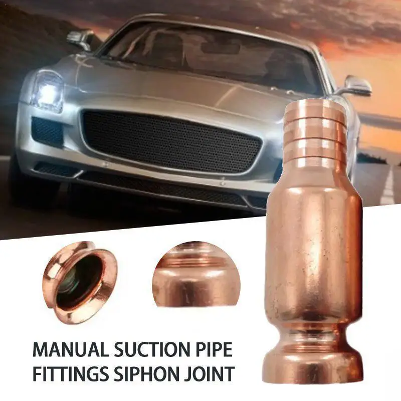 

Copper Siphon Filler Pipe Manual Pumping Oil Pipe Fittings Gasoline Fuel Water Siphon Pump ﻿ Connector Shaker Oil J1L4