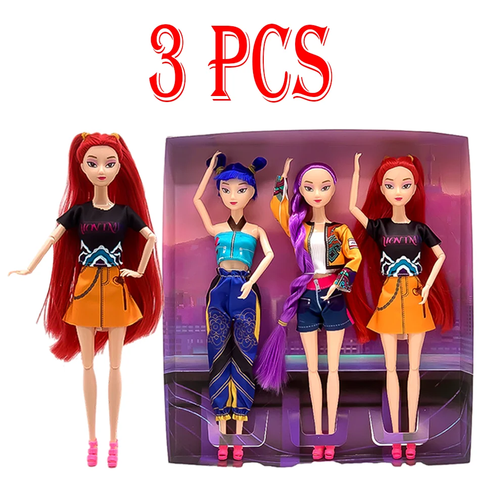 

Hot kpop Demon Hunters anime Doll Vinyl Toy Rumi Mira zoe figurine Fan Club Gifts kid Gifts Birthday Gift