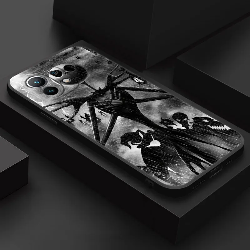 Etui na telefon Jack Skellington Black Art Disney do Xiaomi 14T 13T 12T 11T 14 Pro 12 Mi 11 Lite Poco X3 X4 X5 X6 M5 F5 F6 Pro Cover