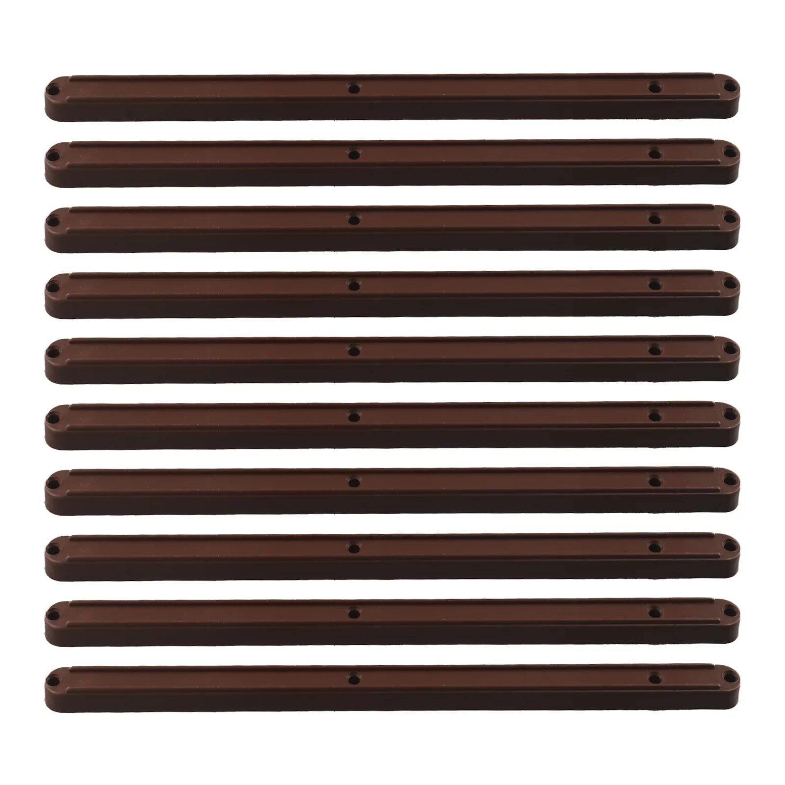 10 шт., пластиковые направляющие для выдвижных ящиков, 180/235/298 мм, сменные направляющие для гардероба, мебельная фурнитура