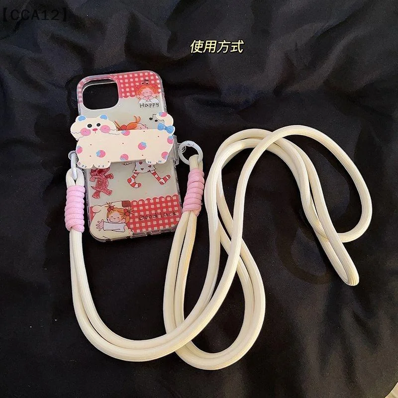 

tipoCCA12ováсноему мультяшную веревку для мобильного телефона с зажимом на спине, плечевым ремнем через плечо, зажим на спине, длинный подвесной ремешок для телефона