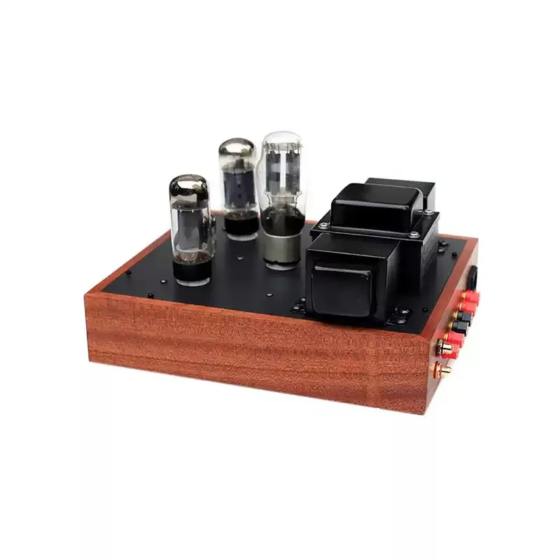 6N1/6N2 مضخم طاقة أنبوبي 6P3P EL34 6L6 5881، هيكل من الخشب الصلب، المرحلة الخلفية النقية
