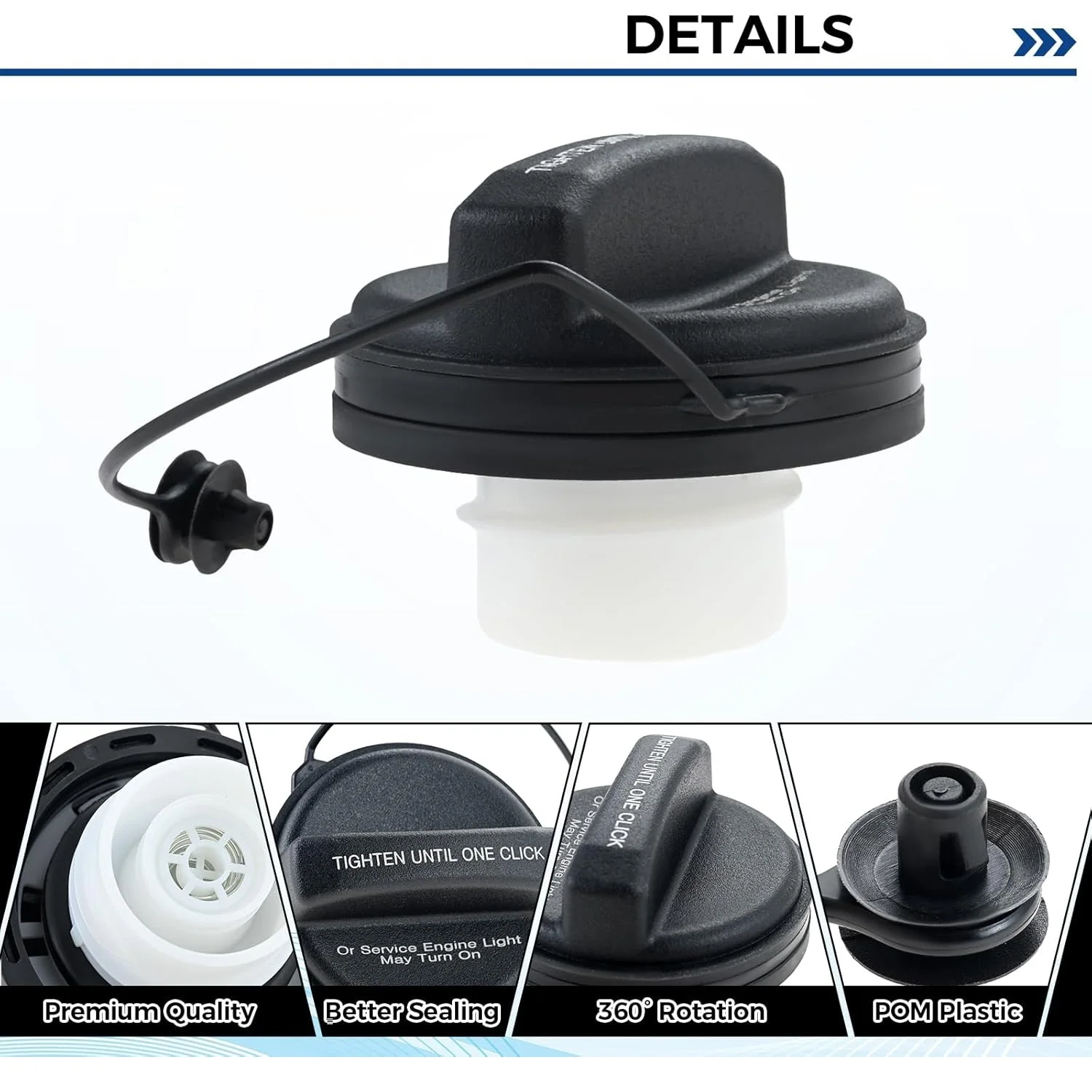 Car Gas Fuel Tank Filler Cap for Buick Cascada 2016-2019 Encore Chevy Spark Trax 2013-2021 Sonic Cruze Orlando #GT364 95292260