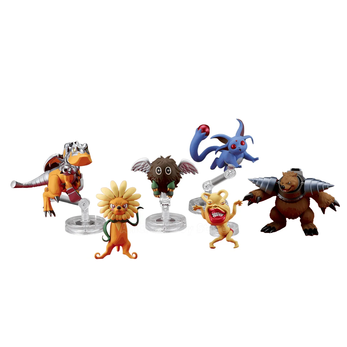 

New Original Kaiyodo Yu-Gi-Oh! Monster Collection Model Winged Kuriboh Dandylion Ojama Yellow Armed Dragon LV3 Crystal Beast Toy