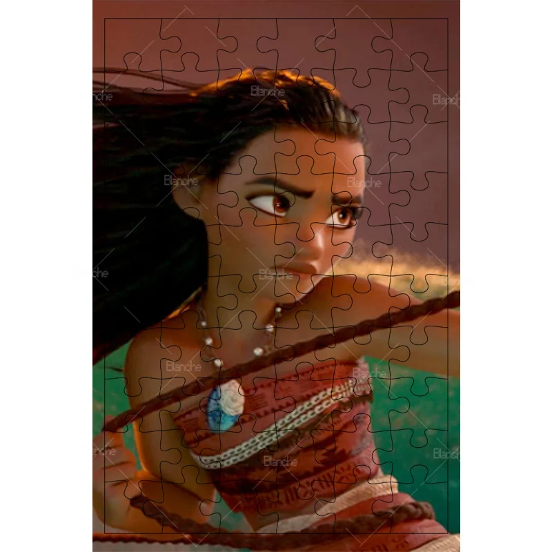 Disney filme dos desenhos animados princesa moana 300 500 1000 pçs puzzles jogo brinquedos de madeira jigsaw hobby para o presente meninas ornamentos sala mesa