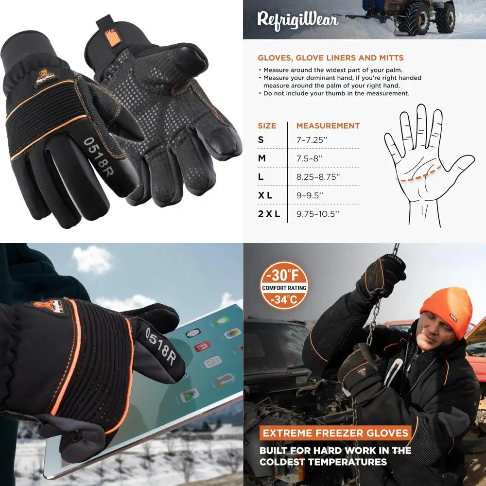 

Insulated Work Gloves for Extreme Cold, Comfort Rated to -30°F, Polar Force Insulation, Heavy Duty Protection