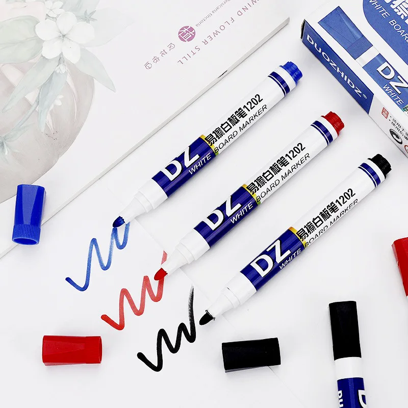 Inkable Whiteboard Pen, Erasable Floating Pen, Easy To Wipe, Practical Teaching Whiteboard Pen, Student Marker Pen