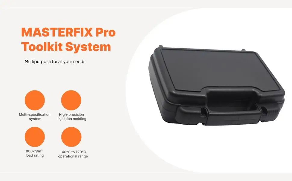 Portable Toolbox Storage Case Maintenance Tool Case Drop Resistant Multipurpose for Outdoor Accessories Lightweight Durable
