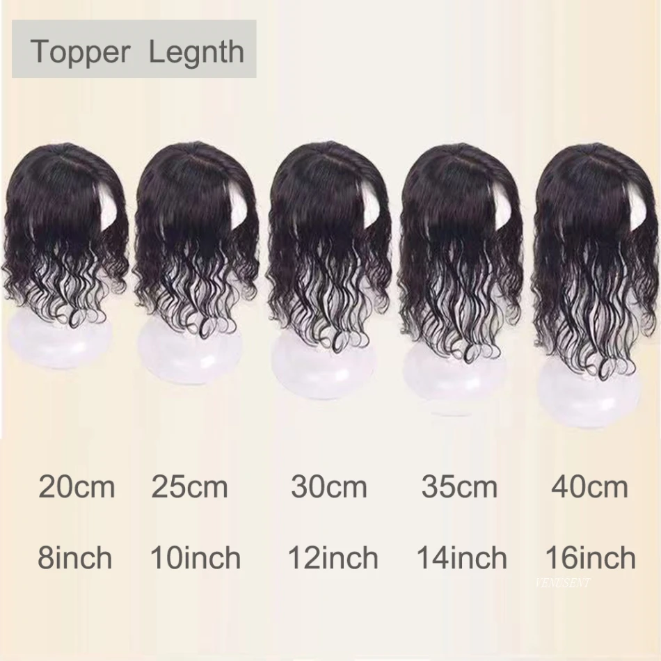 Natürliche Wellenförmige Silk Basis Menschliches Haar Topper 5 ''x 5'' Frauen Toupet Brasilianische Reines Haar Stück 15x16cm Kopfhaut Top Overlay Lockiges Haar