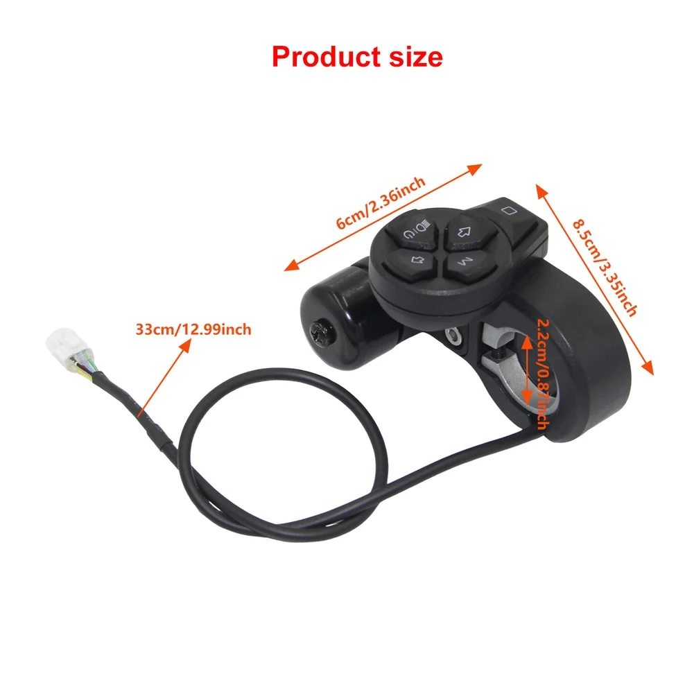 ABS Multifunction Controller Switch For Segway For Ninebot For ZT3 G3 F3 Electric Scooter Turn Signal Light For Horn Button