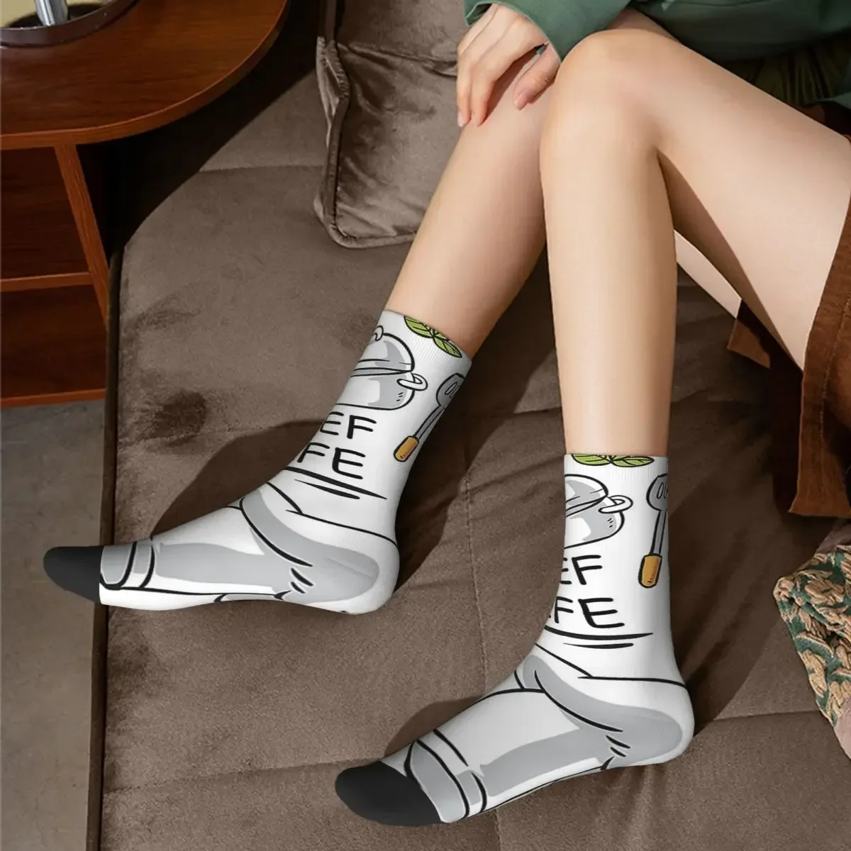 Chef Life Socks Harajuku calze Super morbide calze lunghe per tutte le stagioni accessori per il regalo di compleanno della donna dell'uomo