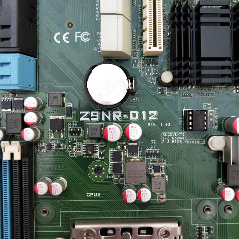 Placa base de servidor Original para ASUS LGA1356 integrada 4 tarjetas de red Z9NR-D12 Z9NR-D12/CHN de buena calidad