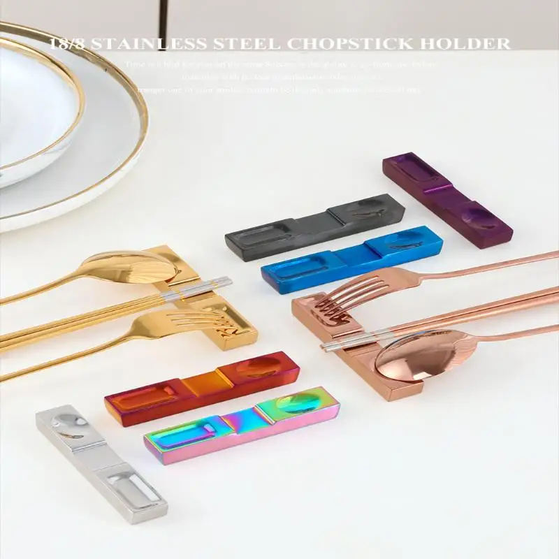 1 قطعة حامل أعواد الأكل من الفولاذ المقاوم للصدأ سكين شوكة ملعقة حامل أدوات المائدة أدوات المائدة المطبخ رف عود الراحة